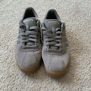 Adidas Old School Ortholite Cloud Suede Sneakers Brown Gray Gum Sole Size 8